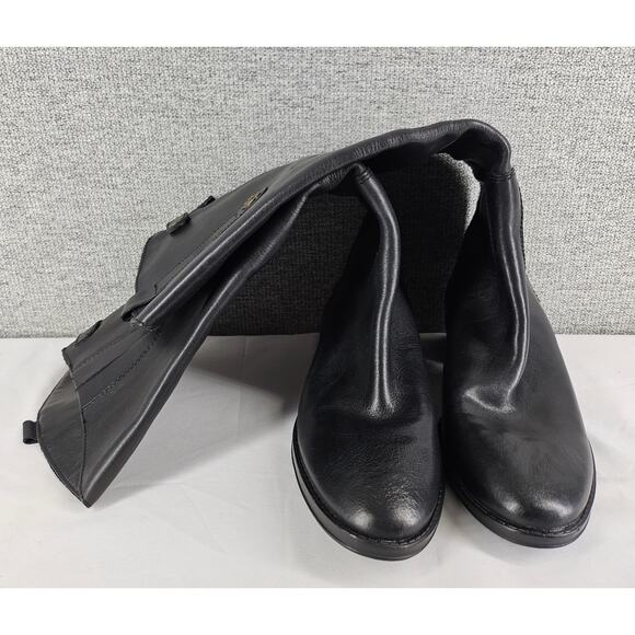 SAM EDELMON WOMENS BLACK LEATHER RIDING BOOTS PENNY 2 STYLE SIZE 6.5M - Picture 9 of 16